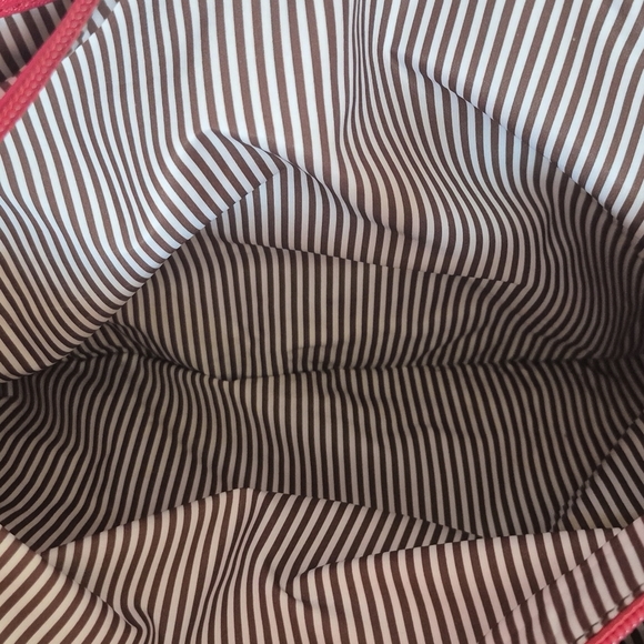 Nine West Pink and Cream Tote Bag with Dual Handles - Picture 10 of 14